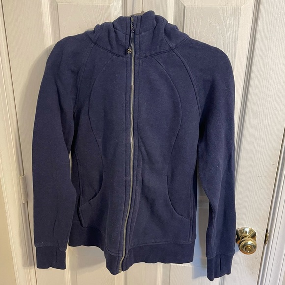 Navy Blue Lululemon Zip Up Hoodie - Picture 1 of 3